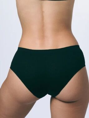 Au Natural merino wool seamless hipster boyshort cheeky bikini brief M L